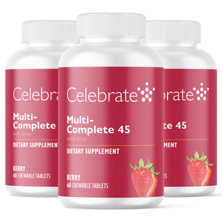 Multi-Complete 45 Bariatric Multivitamin with Żelazo, Do żucia
