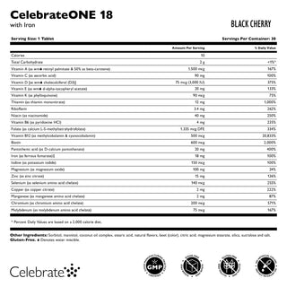 CelebrateONE 18 Once Daily Bariatric Multivitamin с железом