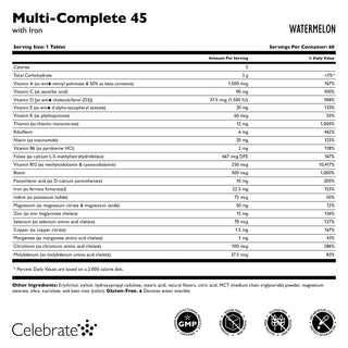 Multi-Complete 45 Bariatric Multivitamin with Żelazo