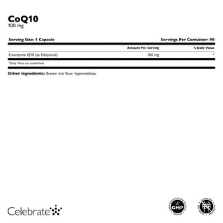 CoQ10 (koenzym Q10), 100 mg