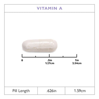 Witamina A 7.500mcg (25.000 IU), kapsułki